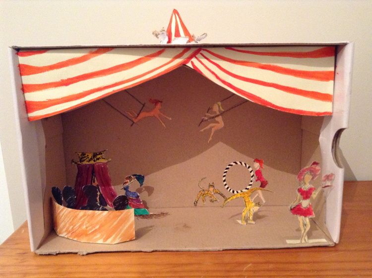 circus shoebox